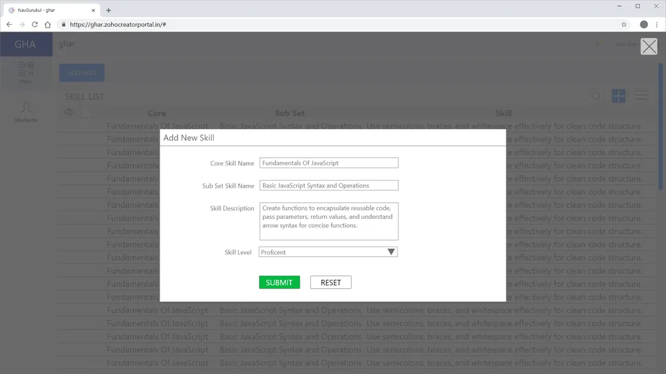 Add skill workflow